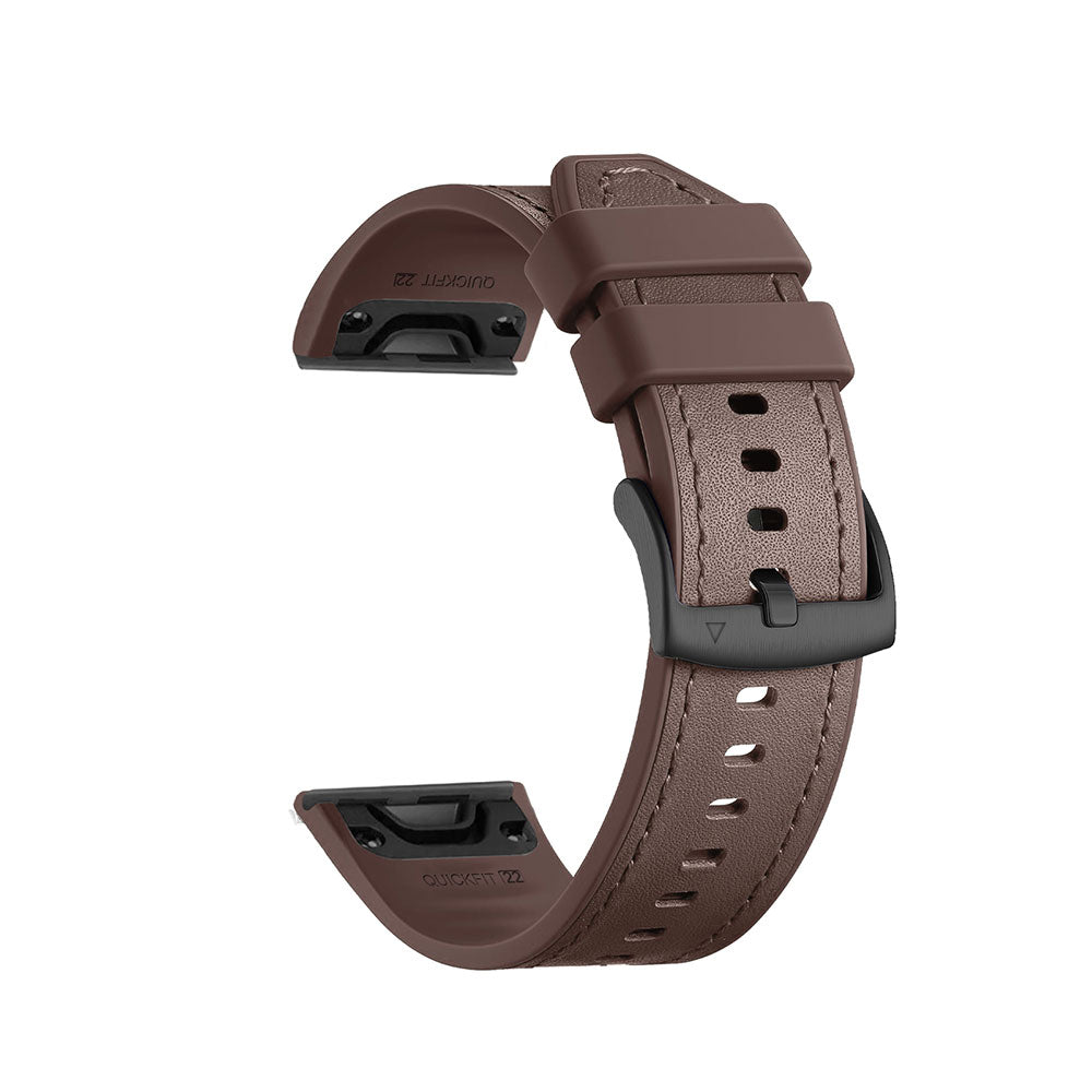 Quick-Fit Run Strap | 22mm (Sport Leather) – 4 colors