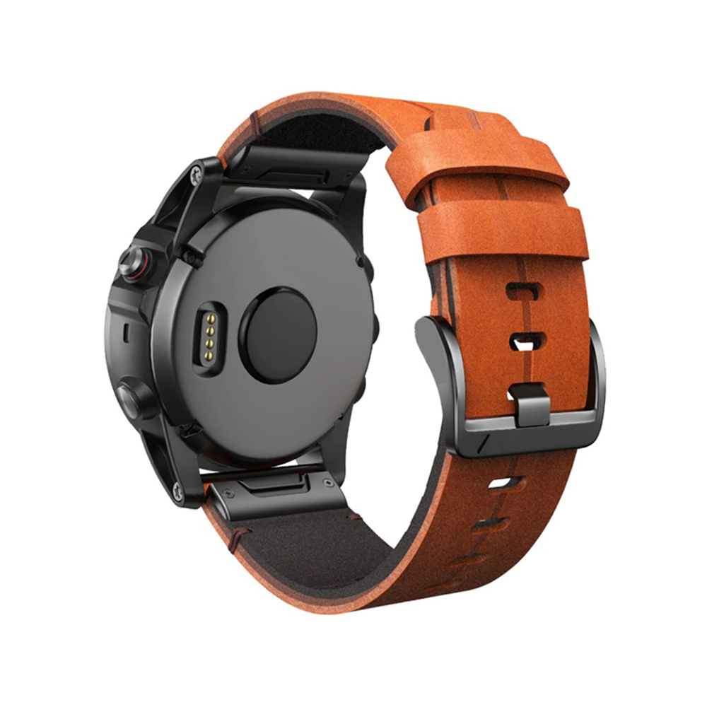 Quick-Fit Strap | 22mm (Modern Leather & Titanium) – 2 colors