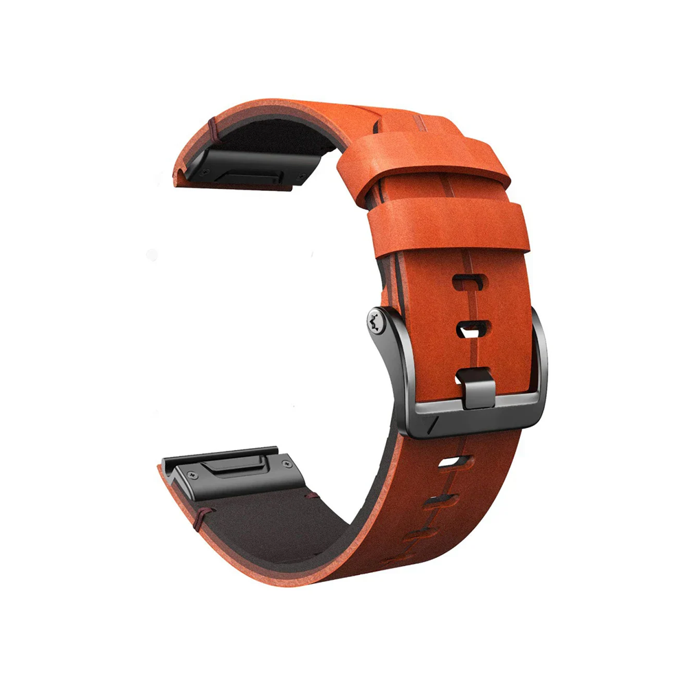 Quick-Fit Strap | 26mm (Modern Leather & Titanium) – 2 colors